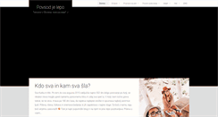 Desktop Screenshot of povsodjelepo.com